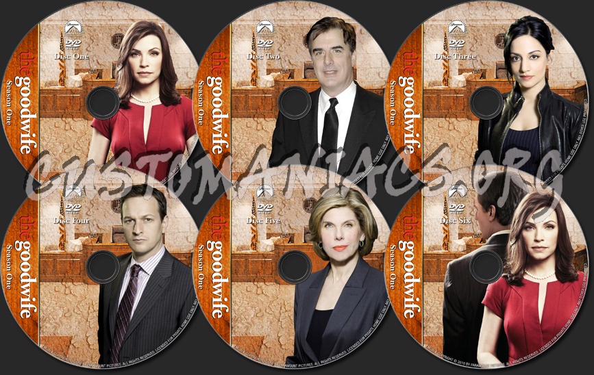 The Good Wife - TV Collection dvd label
