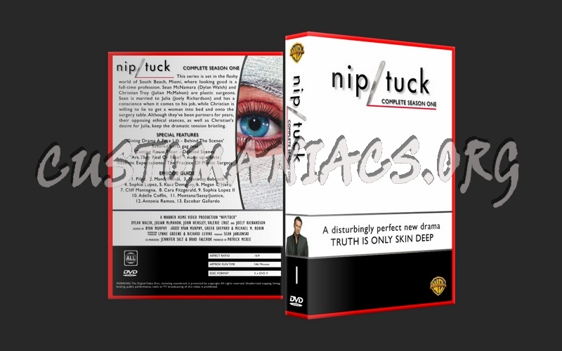 Nip / Tuck Seasons 1-6 dvd cover
