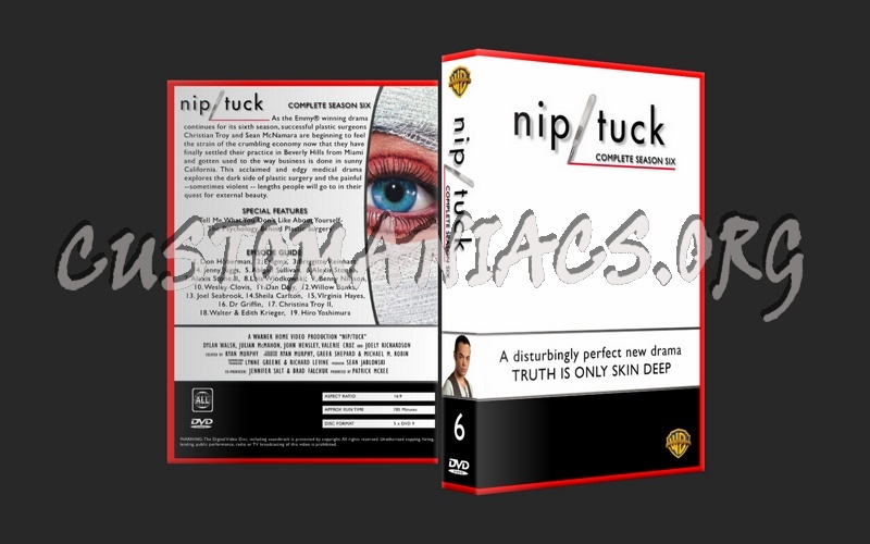 Nip / Tuck Seasons 1-6 dvd cover