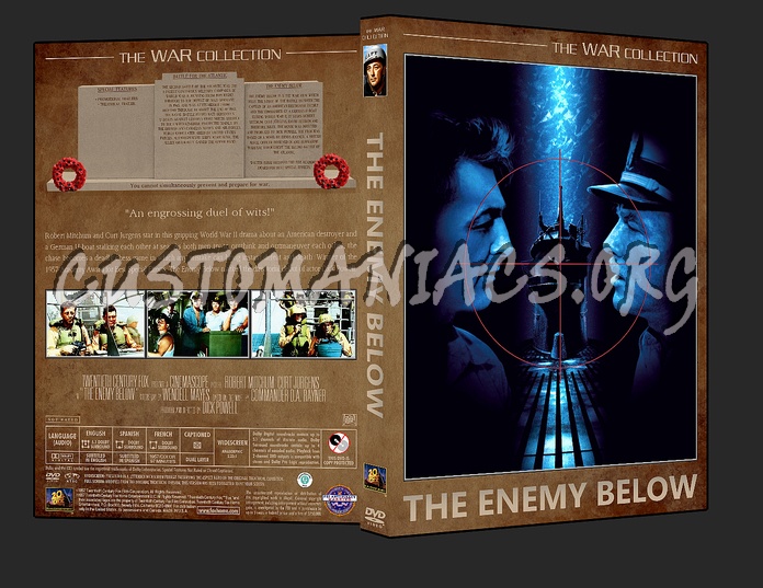 War Collection The Enemy Below dvd cover
