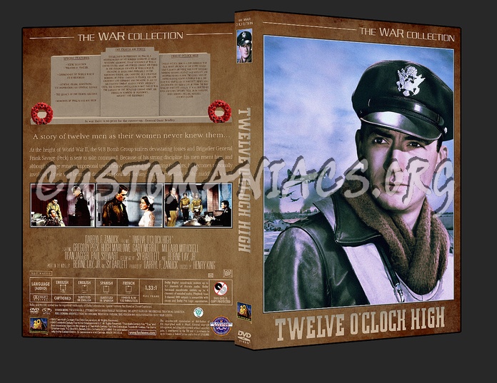 War Collection Twelve O'Clock High dvd cover