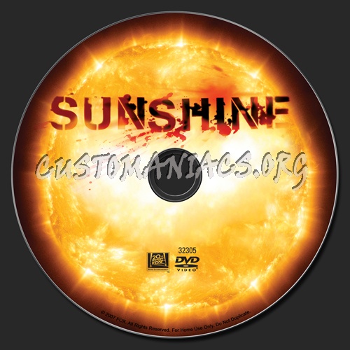 Sunshine dvd label