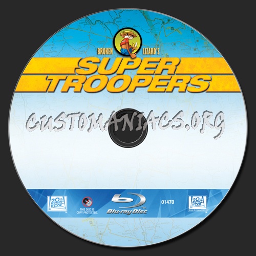 Super Troopers blu-ray label