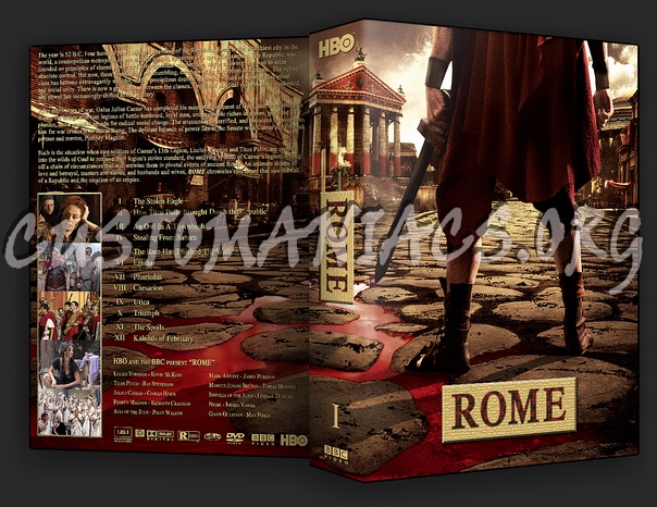 Rome - The Complete Series dvd cover