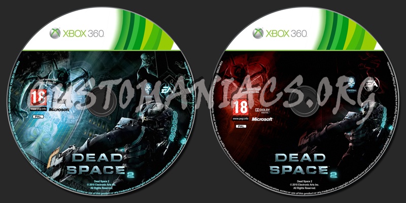 Dead Space 2 dvd label
