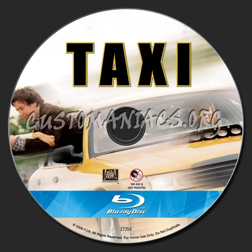 Taxi blu-ray label