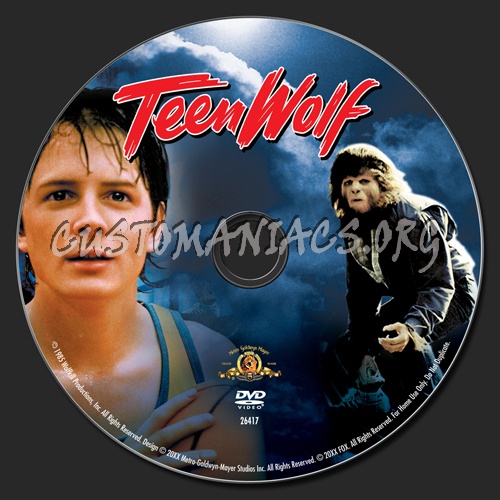 Teen Wolf dvd label