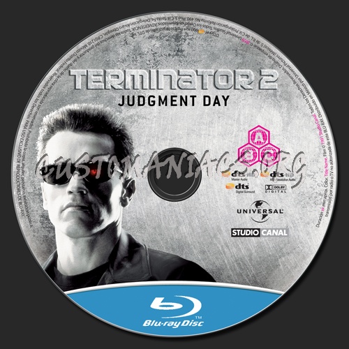 Terminator 2 blu-ray label