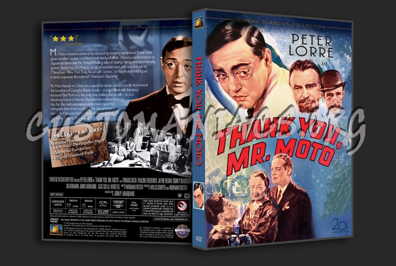 Thank You Mr Moto dvd cover