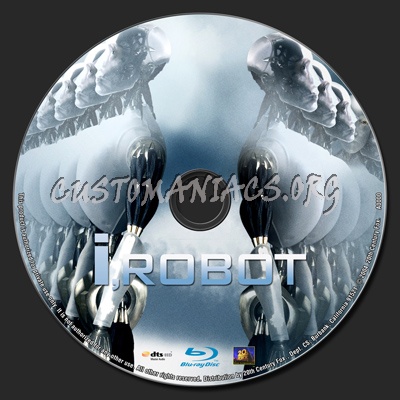 I Robot blu-ray label