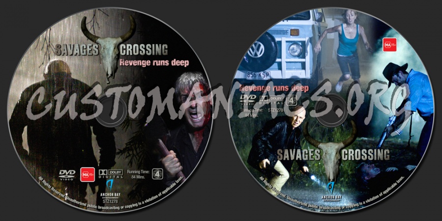 Savages Crossing dvd label