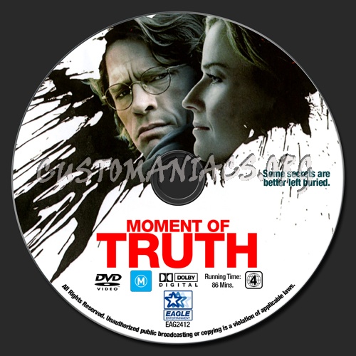 Moment Of Truth dvd label