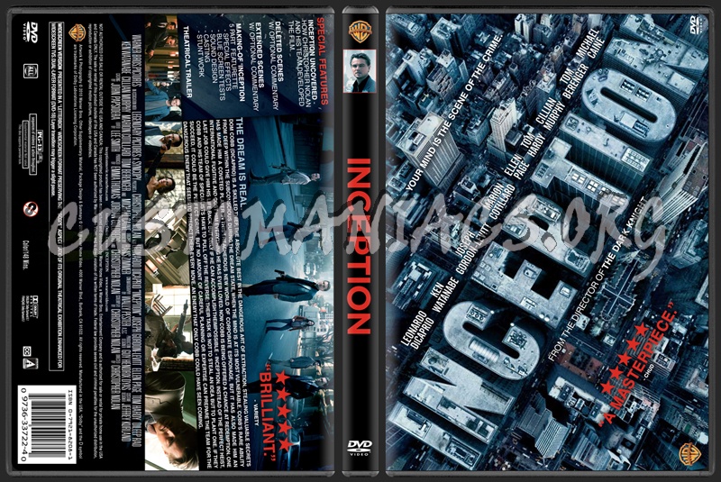 Inception dvd cover