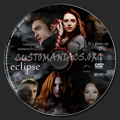 The Twilight Saga: Eclipse dvd label