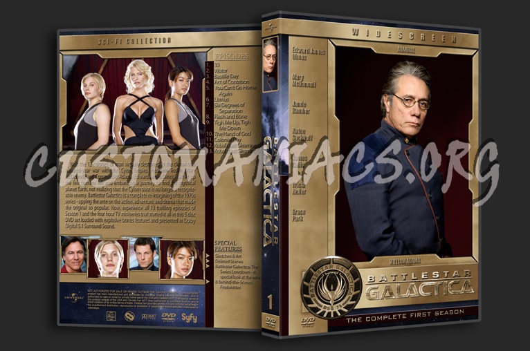 Battlestar Galactica dvd cover