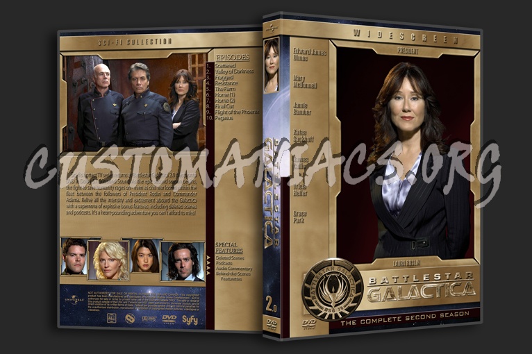 Battlestar Galactica dvd cover