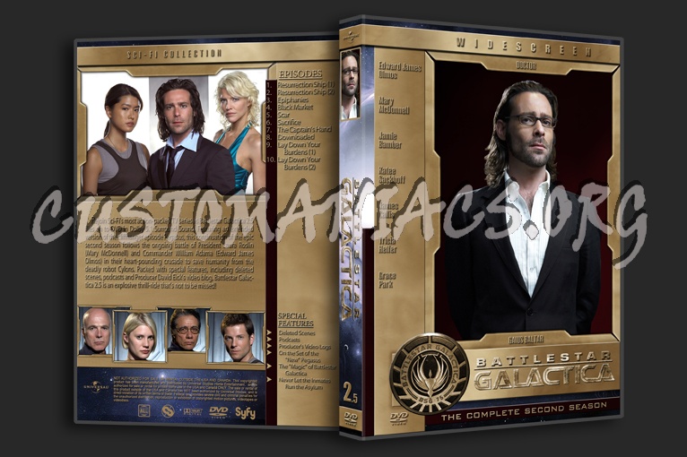 Battlestar Galactica dvd cover