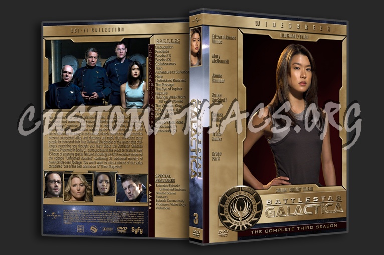 Battlestar Galactica dvd cover