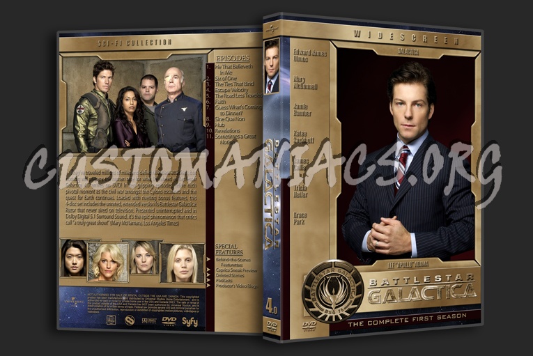 Battlestar Galactica dvd cover