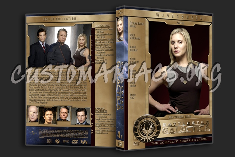 Battlestar Galactica dvd cover