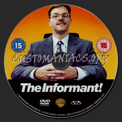 The Informant! dvd label