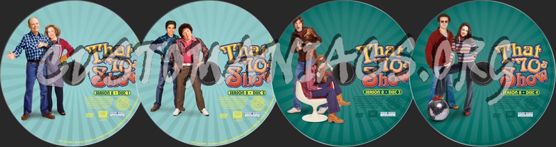 That '70's Show Season 8 dvd label