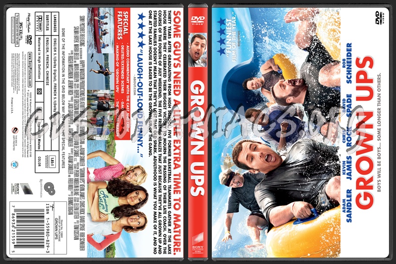 Grown Ups dvd cover