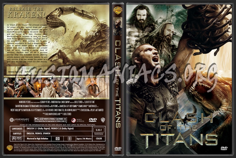Clash of the Titans dvd cover