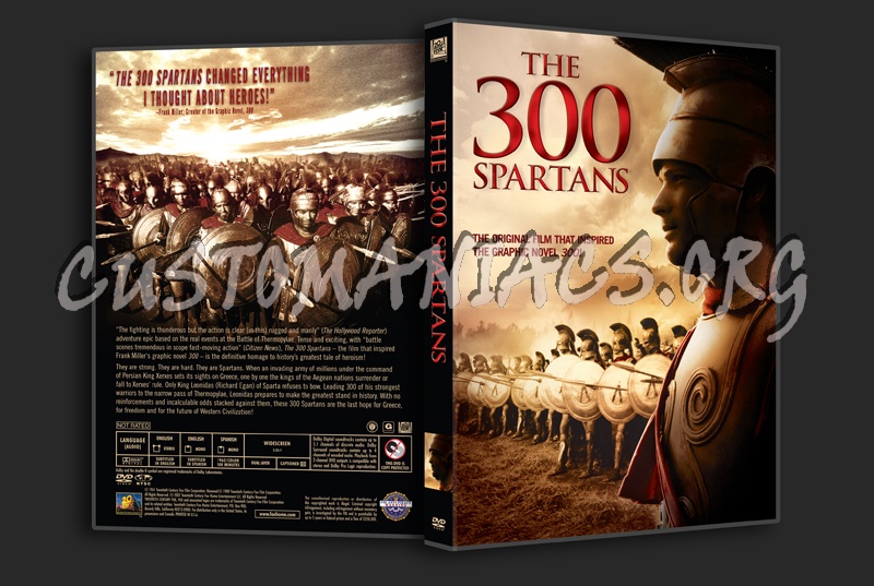 The 300 Spartans dvd cover