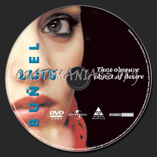 That Obscure Object of Desire dvd label