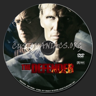 The Defender (2004) dvd label