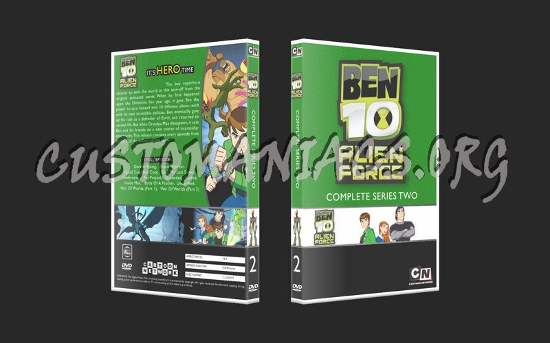 Ben 10 Alien Force Series 1-3 dvd cover