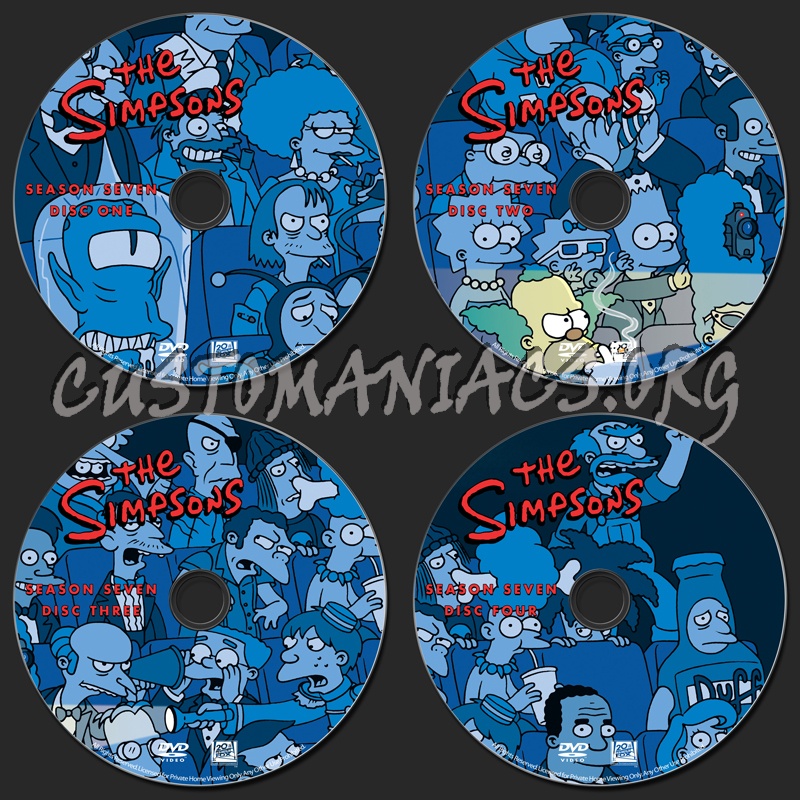 The Simpsons - Season 7 dvd label