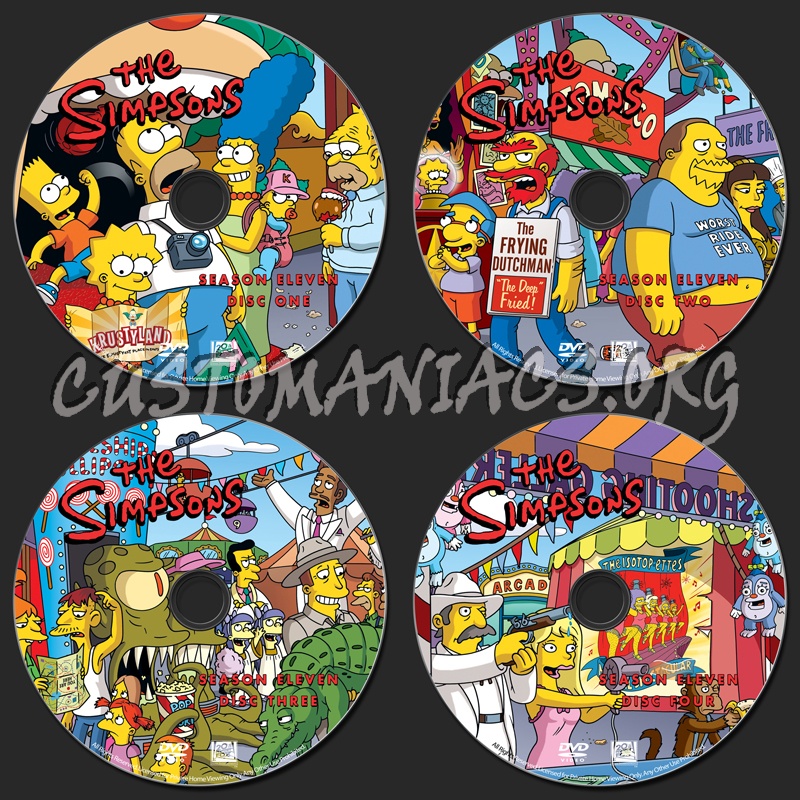 The Simpsons - Season 11 dvd label