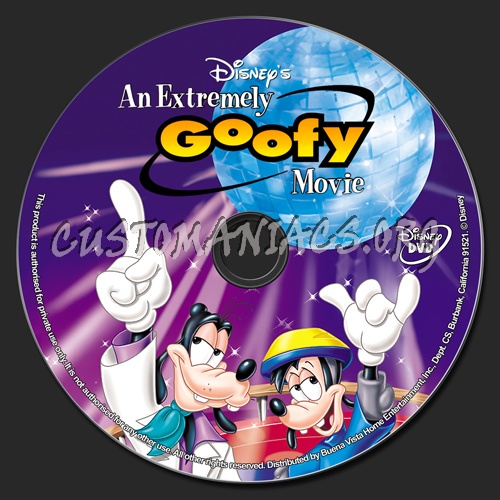 An Extremely Goofy Movie dvd label