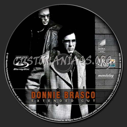 Donnie Brasco blu-ray label