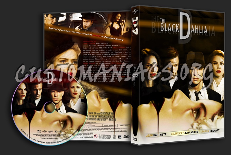 The Black Dahlia dvd cover