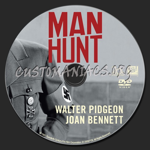Man Hunt dvd label