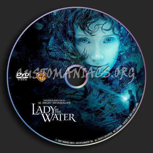 Lady In The Water dvd label