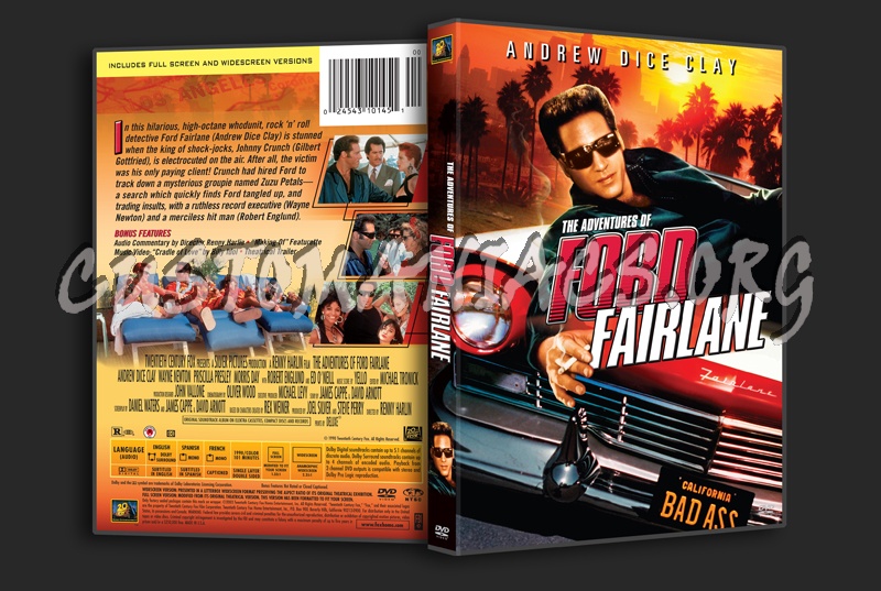 The Adventures of Ford Fairlane dvd cover