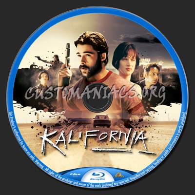 kalifornia blu-ray label