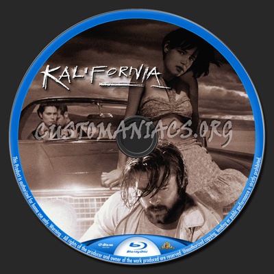 kalifornia blu-ray label