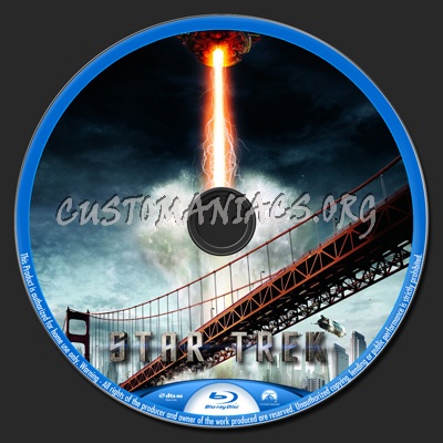 Star Trek blu-ray label