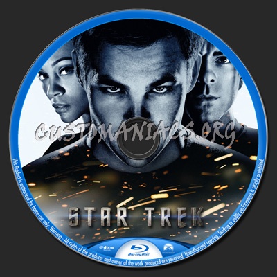 Star Trek blu-ray label