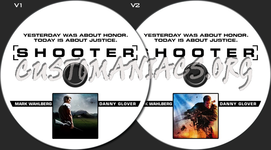 Shooter (2 Versions) dvd label
