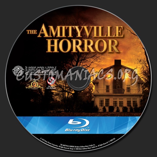 The Amityville Horror blu-ray label