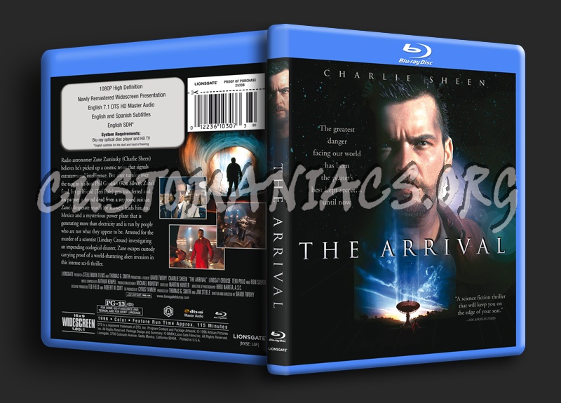 The Arrival blu-ray cover