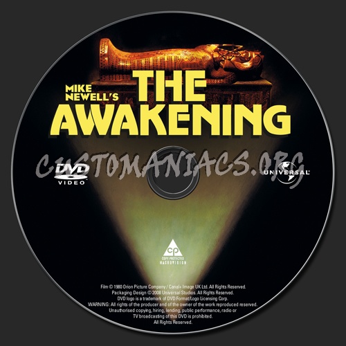 The Awakening dvd label