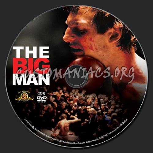 The Big Man dvd label