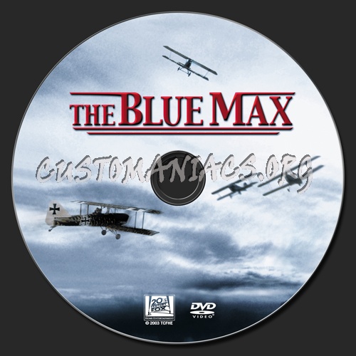 The Blue Max dvd label
